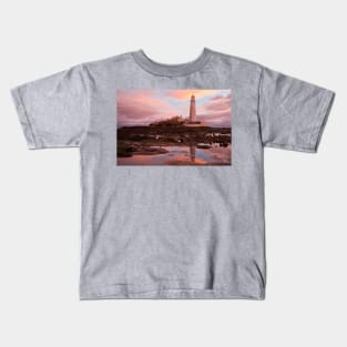 Pink and Blue sunrise at St Mary's Island (2) Kids T-Shirt